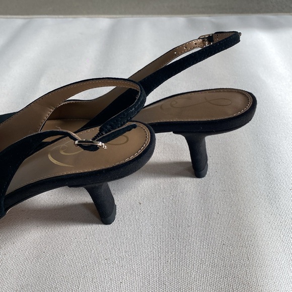 Sam Edelman Pointy Toe Suede Kitten Heel - Picture 3 of 5